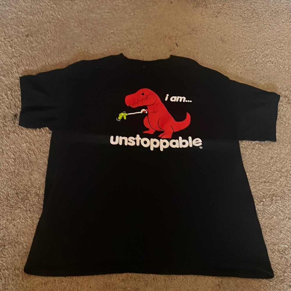 Black graphic t-shirt never worn.